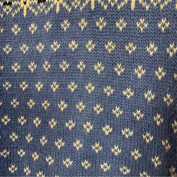 Nomadic Traders Fair Isle Holiday Christmas Zip Up Sweater - Picture 3 of 11